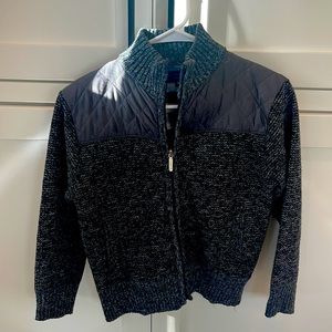 Gioberti size 10 Boys charcoal grey black cardigan